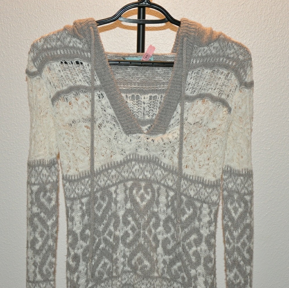 Maurices Knitted Sweater with Hood